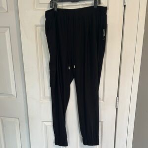 NWT Coldesina black sweatpants size 1x